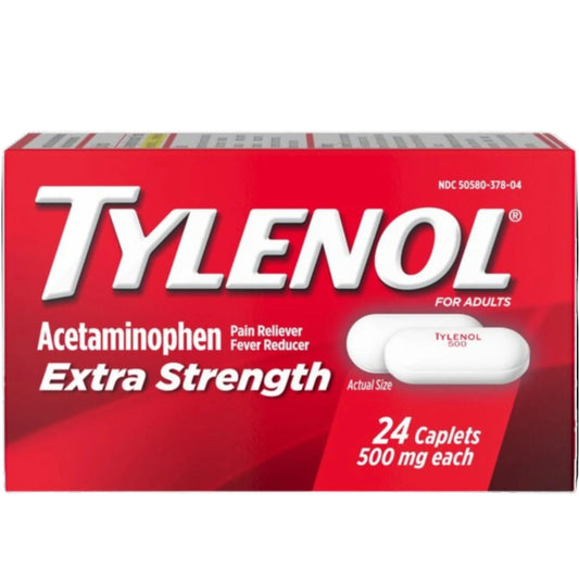 Tylenol Extra Strength 500mg Caplets 24ct