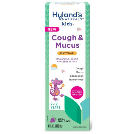 Hyland’s Kids Cough & Mucus Daytime Grape Liquid 4o