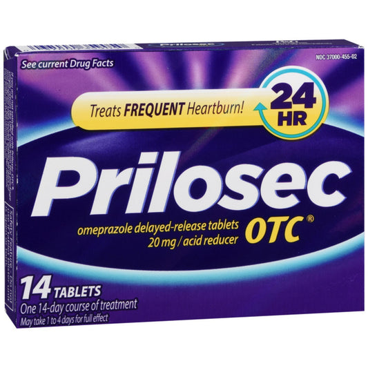 Prilosec OTC Heartburn Relief and Acid Reducer Tablets 14ct