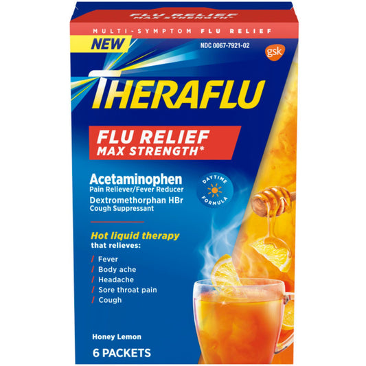 Theraflu Flu Relief Max Strength Daytime Packets 6ct