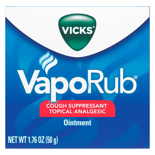 Vicks Vaporub Cough Suppressant Topical Ointment 50g