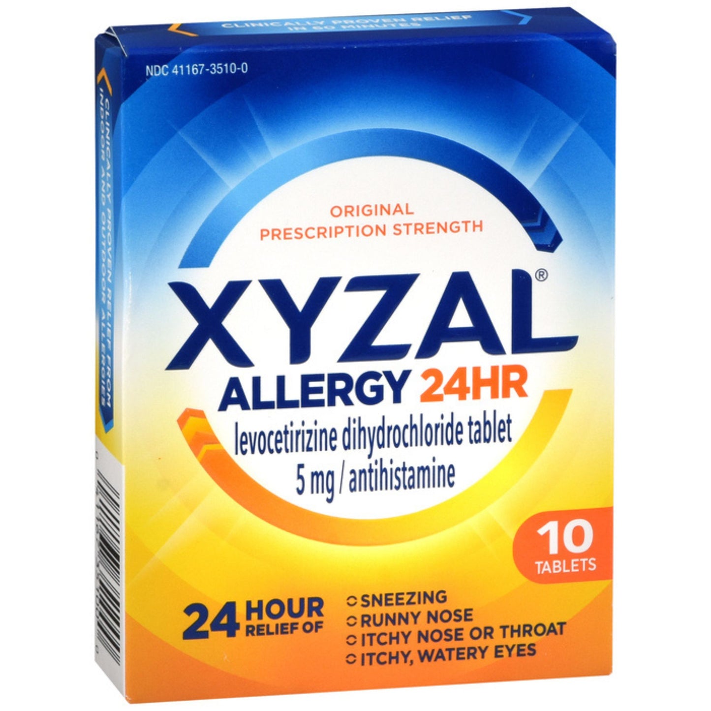 Xyzal 24HR Allergy 5mg Tablet 10ct